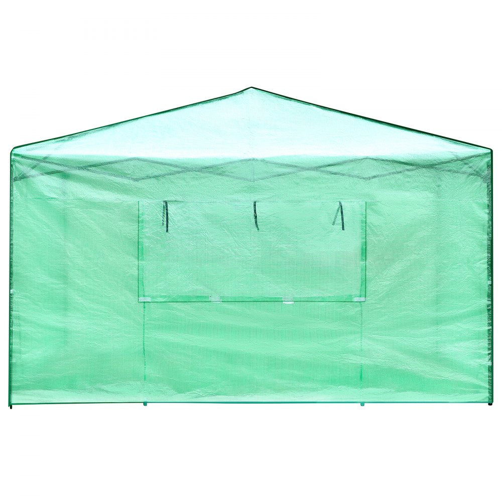 Vevor Walk-in Greenhouse Portable Pop-up Garden 12x8ft W/roll-up Doors & Windows 