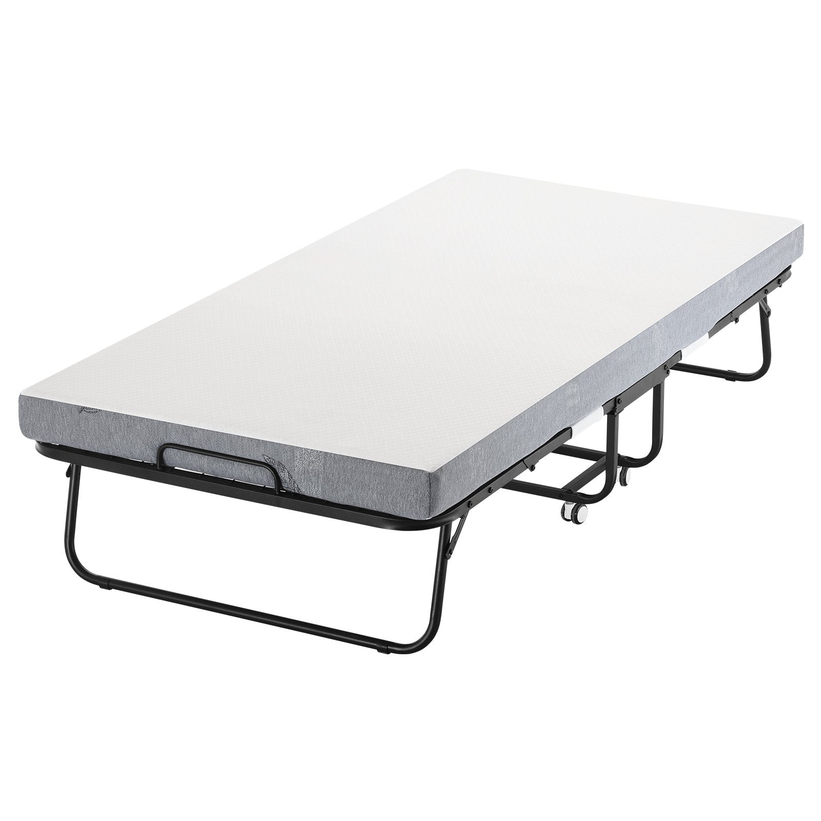 VEVOR Rollaway Bed Folding Bed with 4 in Foam Mattress for Adults and Guest 