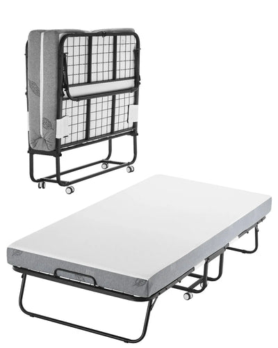 VEVOR Rollaway Bed Folding Bed with 5 in Foam Mattress for Adults and Guest