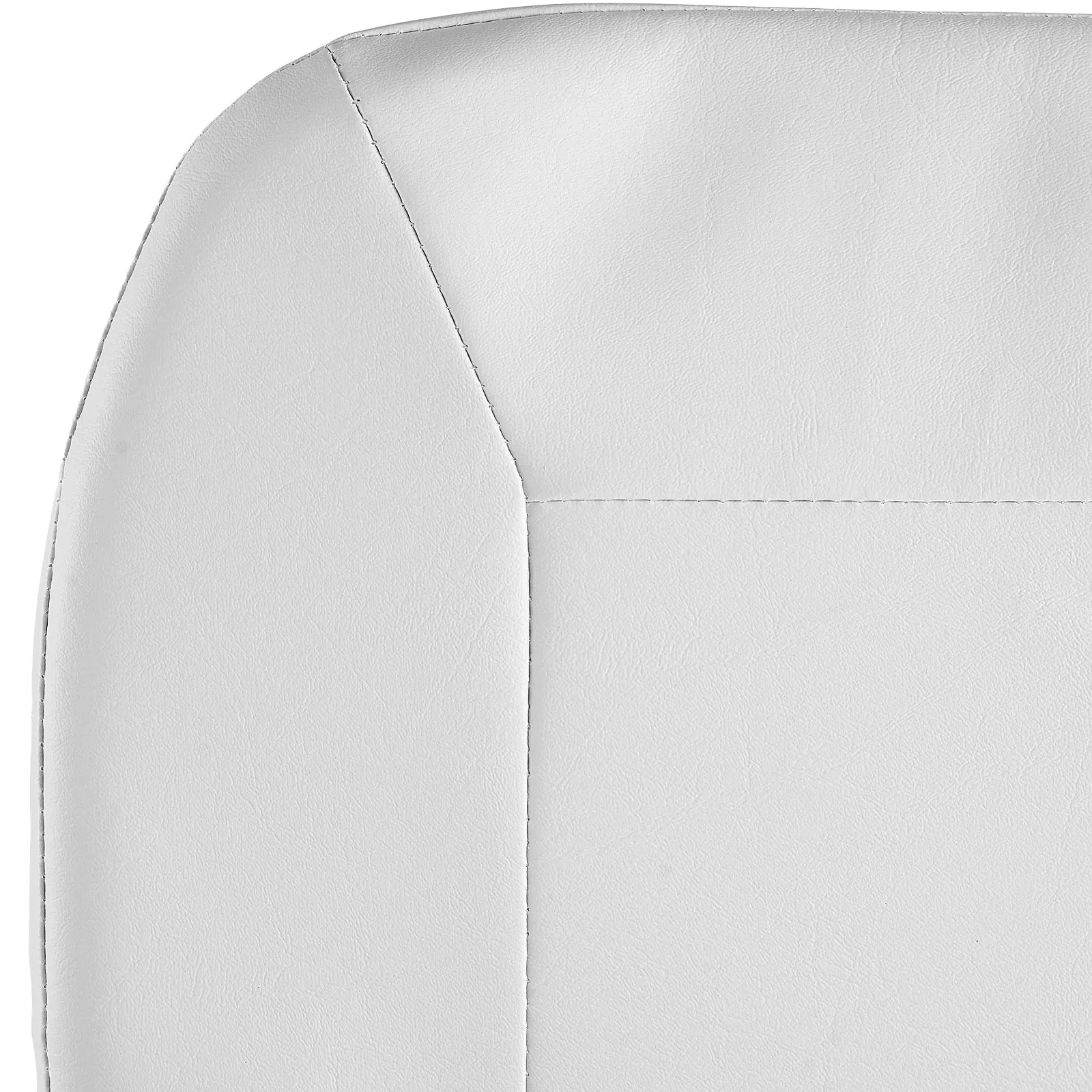 VEVOR Boat Seat, Low Backrest, Folding Fishing Boat Seat with Thickened Sponge Cushion & Waterproof PVC Leather, Aluminum Alloy Hinges, Flip Up Boat Seat for Fishing Boats, Yachts, Ships, White 