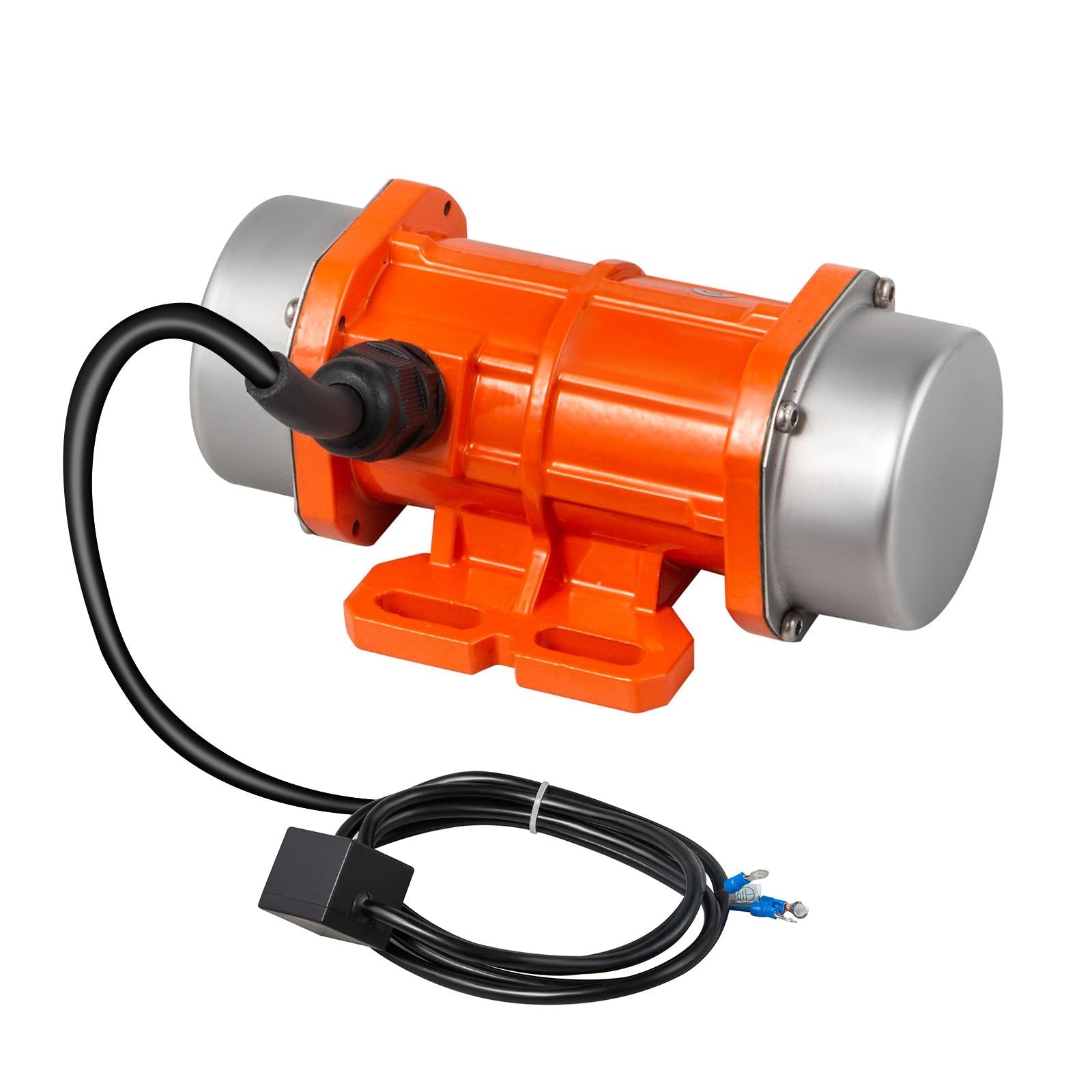 VEVOR AC Concrete Vibrator 110V, Motor Vibrating Motor 40W Single Phase AC Electric Vibrating Motor Aluminum Alloy Case 3600rpm Asynchronous Vibration Motor 2M Cable Concrete Vibrator IP65 Waterproof 