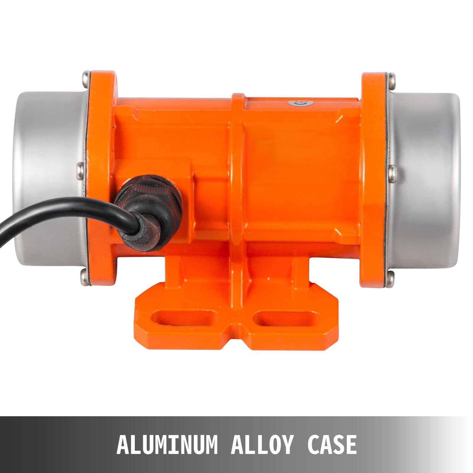 VEVOR AC Concrete Vibrator 110V, Motor Vibrating Motor 40W Single Phase AC Electric Vibrating Motor Aluminum Alloy Case 3600rpm Asynchronous Vibration Motor 2M Cable Concrete Vibrator IP65 Waterproof 