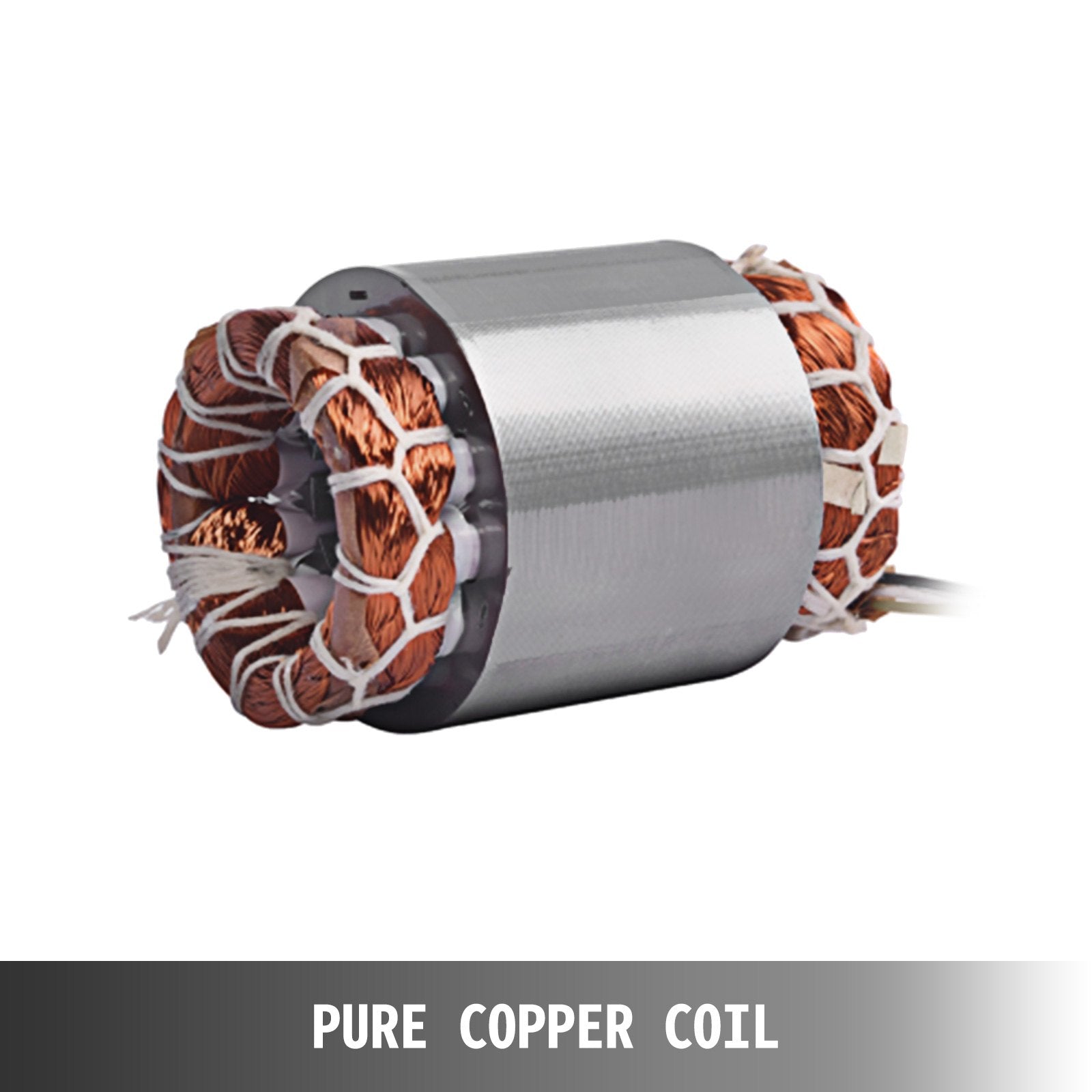 VEVOR AC Concrete Vibrator 110V, Motor Vibrating Motor 40W Single Phase AC Electric Vibrating Motor Aluminum Alloy Case 3600rpm Asynchronous Vibration Motor 2M Cable Concrete Vibrator IP65 Waterproof 