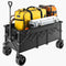 VEVOR Extended Folding Wagon Carts 300L&450LB Heavy Duty Collapsible Garden Cart