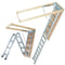 VEVOR Attic Ladder Foldable, 350-pound Capacity, 22.5