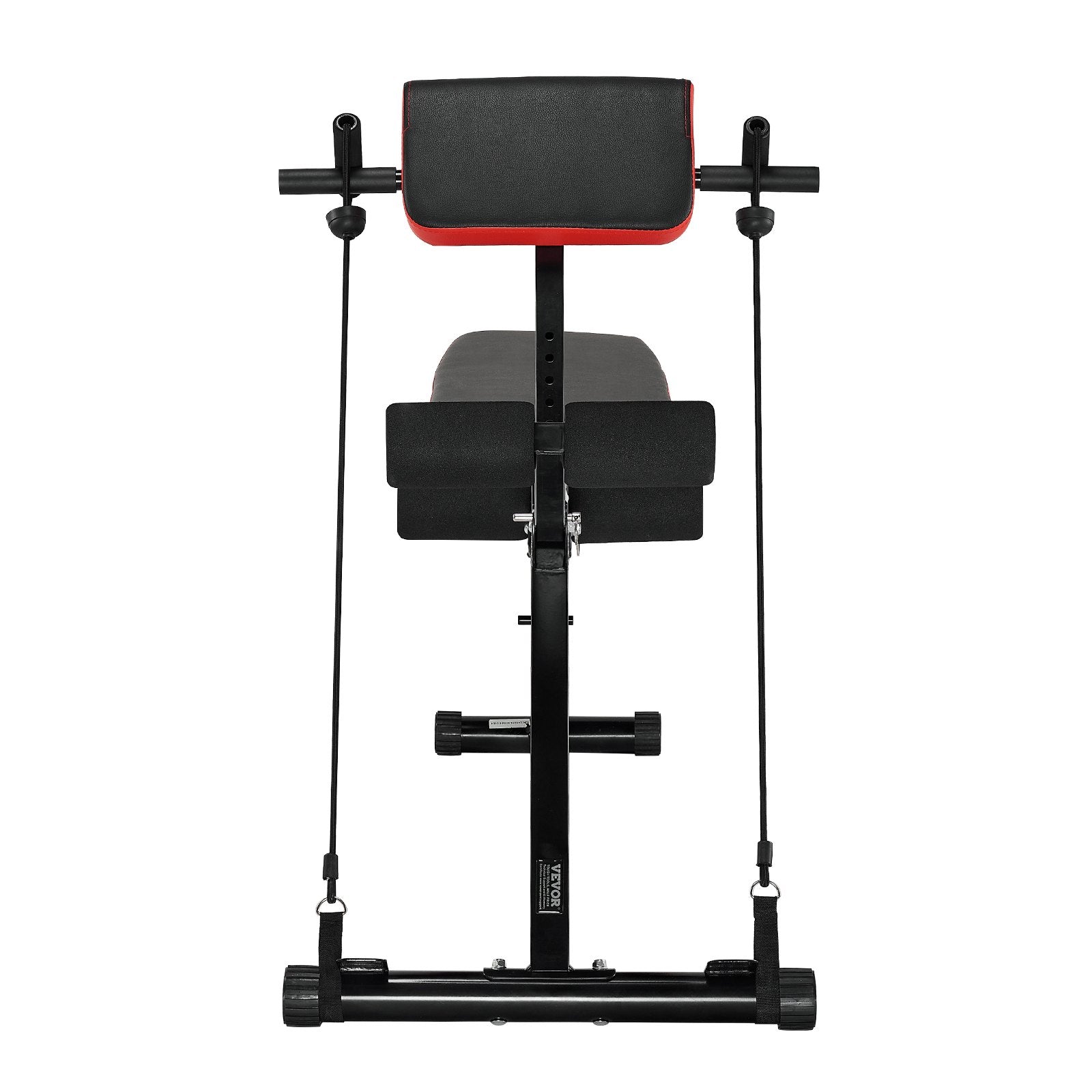 VEVOR Roman Chair Back Extension Hyperextension Bench Adjustable Foldable Gym 