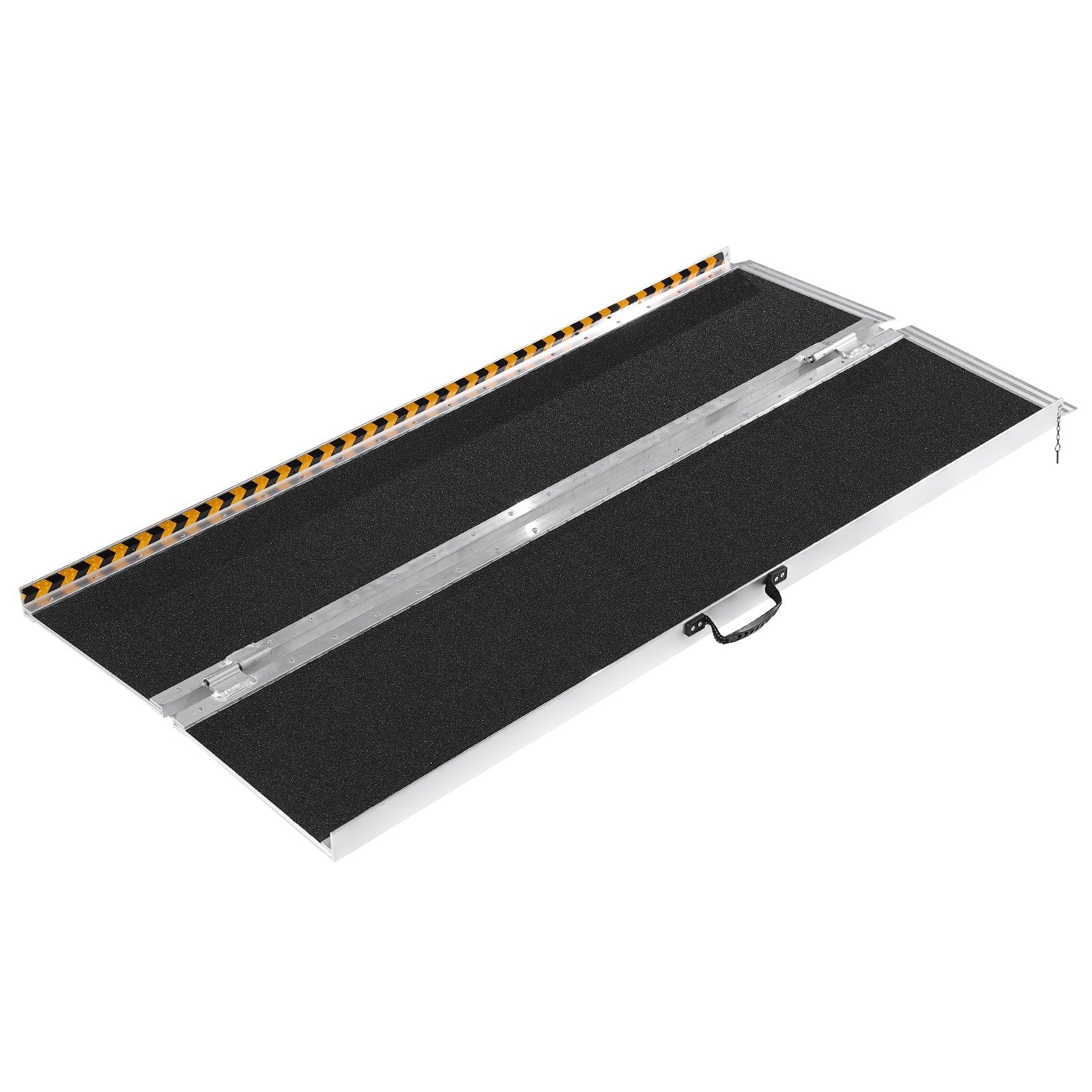 VEVOR Portable Wheelchair Ramp, 6 ft 800 lbs Capacity, Non-Slip Aluminum Folding Threshold Ramp, Foldable Mobility Scooter Ramp Wheel Chair Ramp, Handicap Ramp for Home Steps, Stairs, Doorways, Curbs 