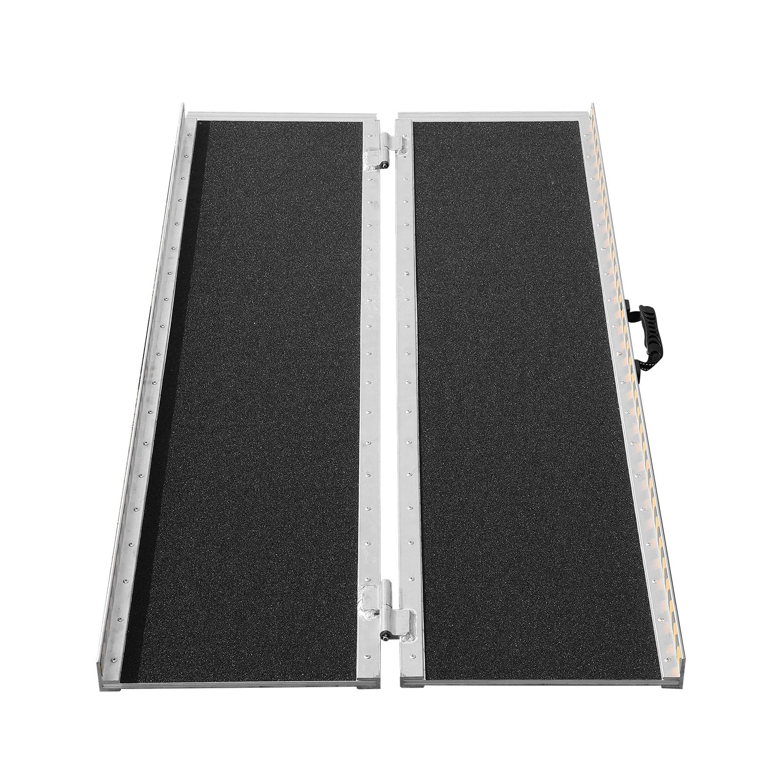 VEVOR Portable Wheelchair Ramp, 6 ft 800 lbs Capacity, Non-Slip Aluminum Folding Threshold Ramp, Foldable Mobility Scooter Ramp Wheel Chair Ramp, Handicap Ramp for Home Steps, Stairs, Doorways, Curbs 