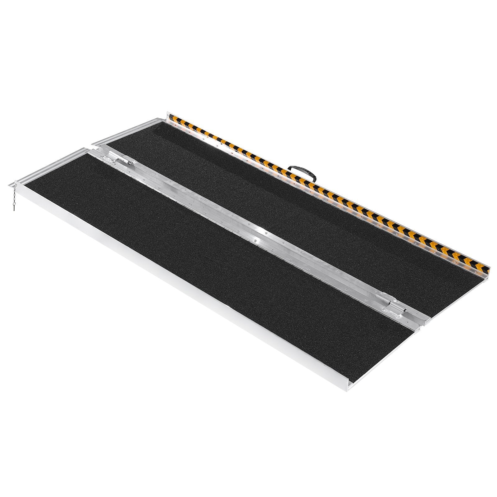 VEVOR Portable Wheelchair Ramp, 6 ft 800 lbs Capacity, Non-Slip Aluminum Folding Threshold Ramp, Foldable Mobility Scooter Ramp Wheel Chair Ramp, Handicap Ramp for Home Steps, Stairs, Doorways, Curbs 