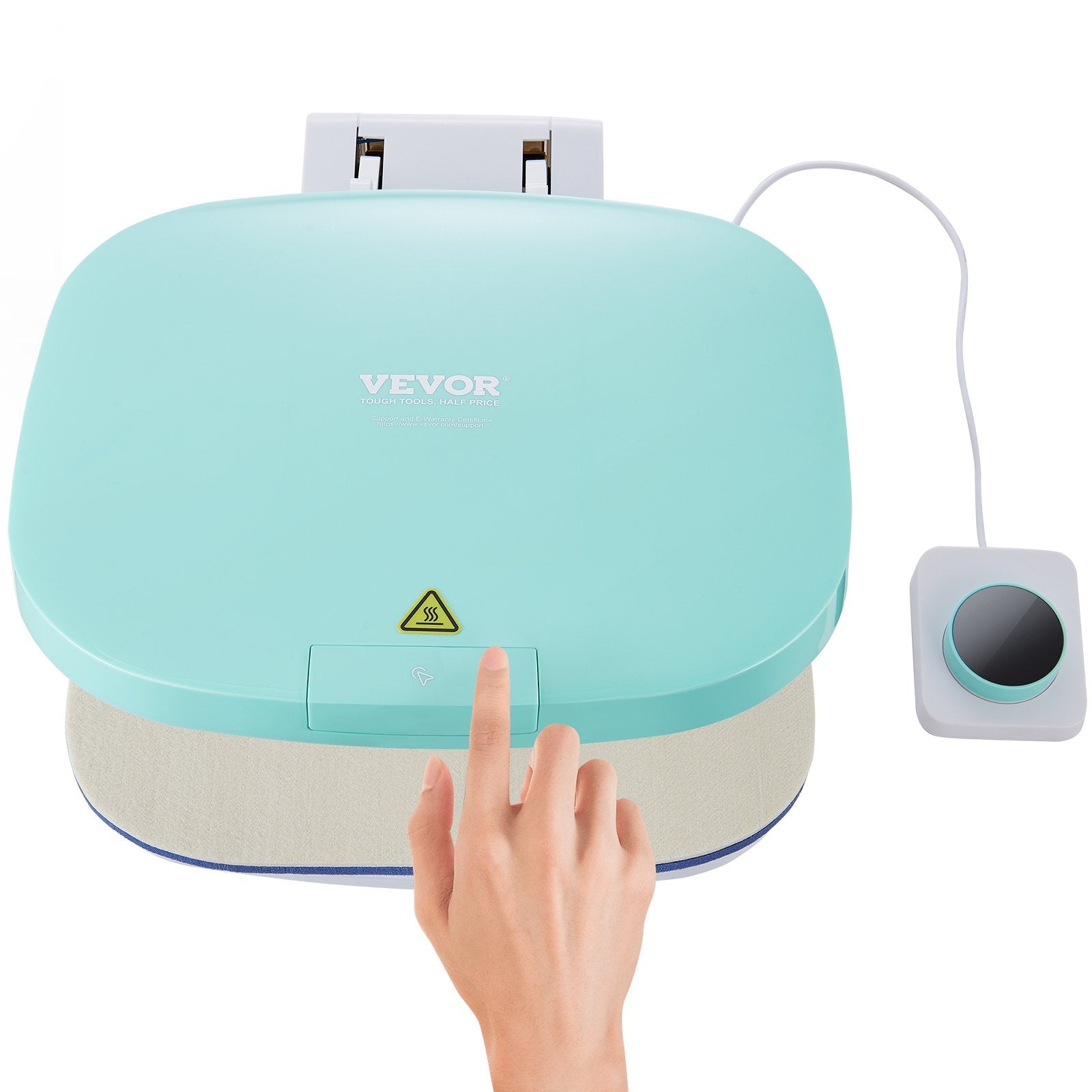 VEVOR Auto Heat Press, Smart Heat Press Machine for T-Shirts, Knob Design Easy Press, Large Mica Heat Plate, Heat Up Fast, Professional Heat Press for Sublimation, Vinyl, Heat Transfer Projects 15x12 