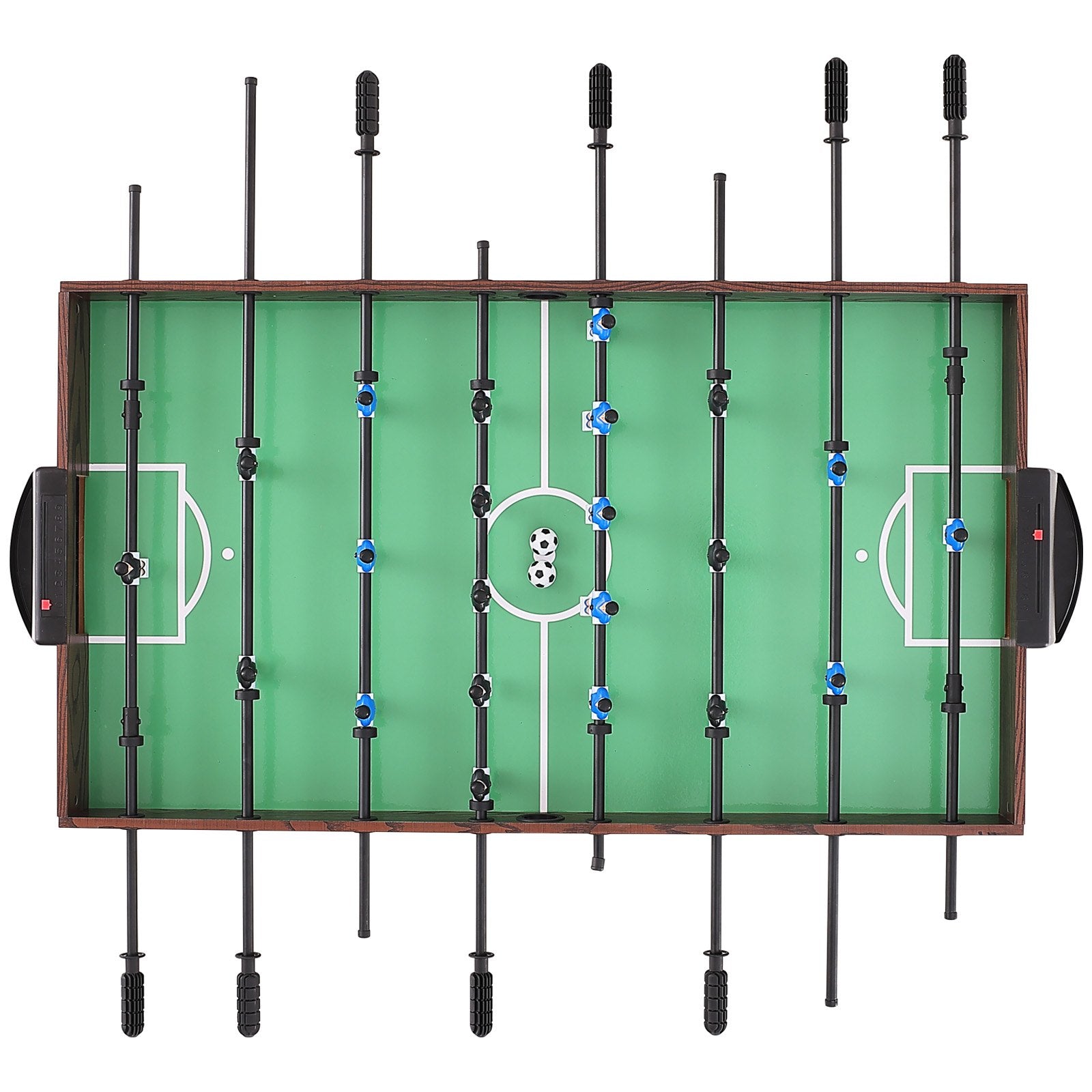 VEVOR Folding Foosball Table, 42 inch Standard Size Foosball Table, Indoor Full Size Foosball Table for Home, Family, and Game Room, Soccer with Foosball Table Set, Includes 2 Balls 
