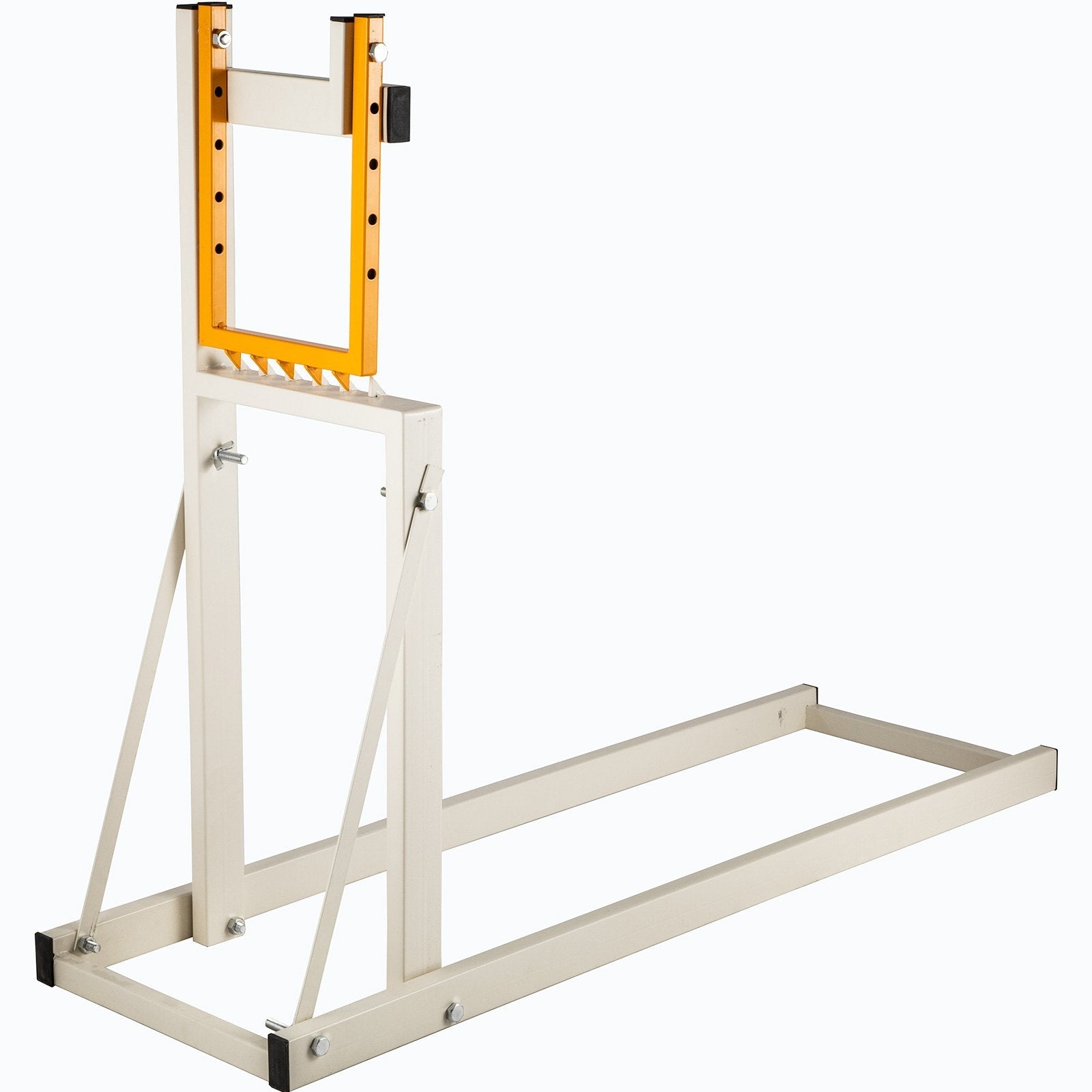 VEVOR Logging Saw Horse Durable Steel Log Sawhorse, Foldable Log Cutting Stand with Sharp Claws and Adjustable Height, Horse Stands for Cutting Wood, Space-Saving Sawbuck, Easy to Assemble and Carry 