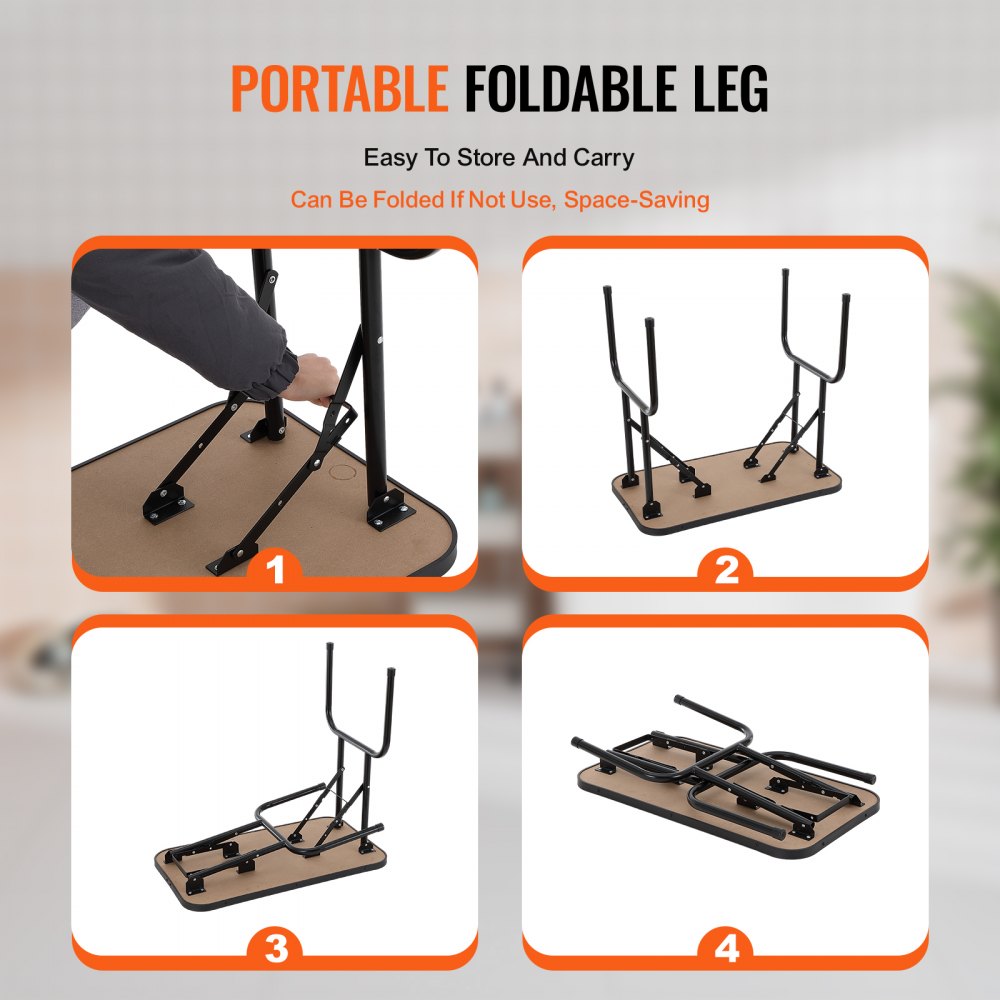 VEVOR Pet Grooming Table Arm with Clamp, 32''x18'' Dog Grooming Station, Foldable Pets Grooming Stand for Medium and Small Dogs, Free No Sit Haunch Holder with Grooming Loop, Bearing 220lbs 