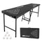 VEVOR 8' Portable Beer Pong Tailgate Table Party Drinking Game Carrying Handle
