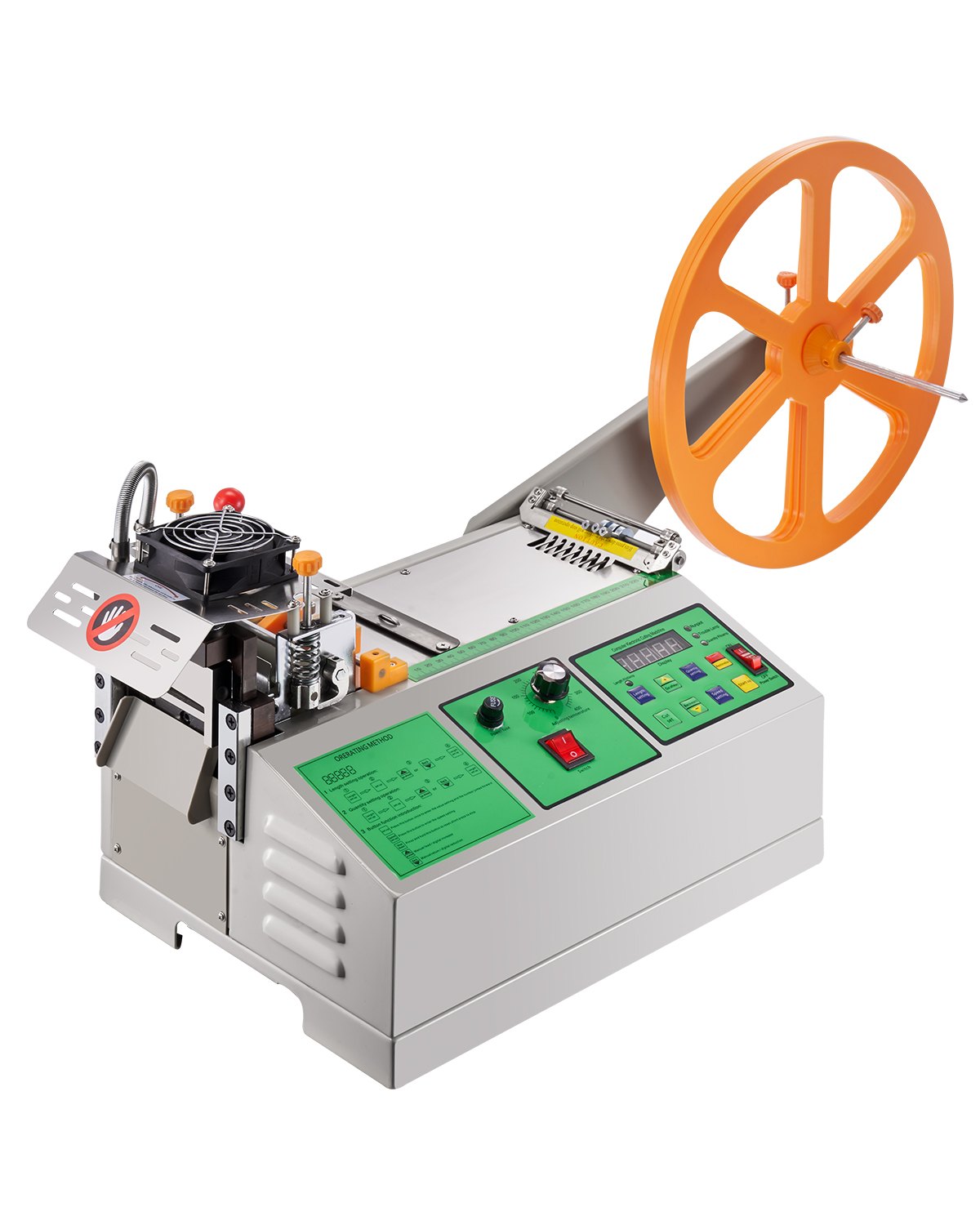VEVOR Automatic Webbing Cutting Machine Hot and Cold Ribbon Shoelaces Cutter 