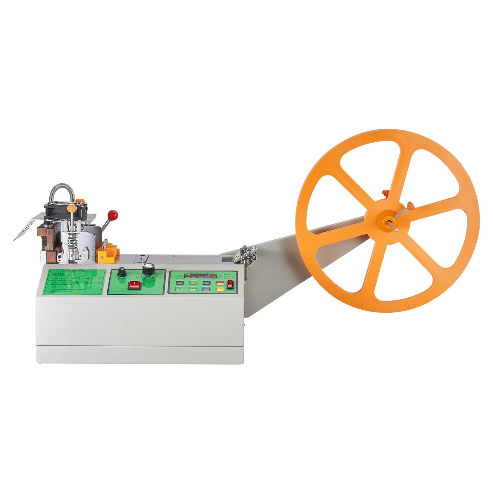 VEVOR Automatic Webbing Cutting Machine Hot and Cold Ribbon Shoelaces Cutter 