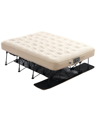 VEVOR Air Mattress with Frame & Pump 2 Person Inflatable Camping Cot 600lbs 