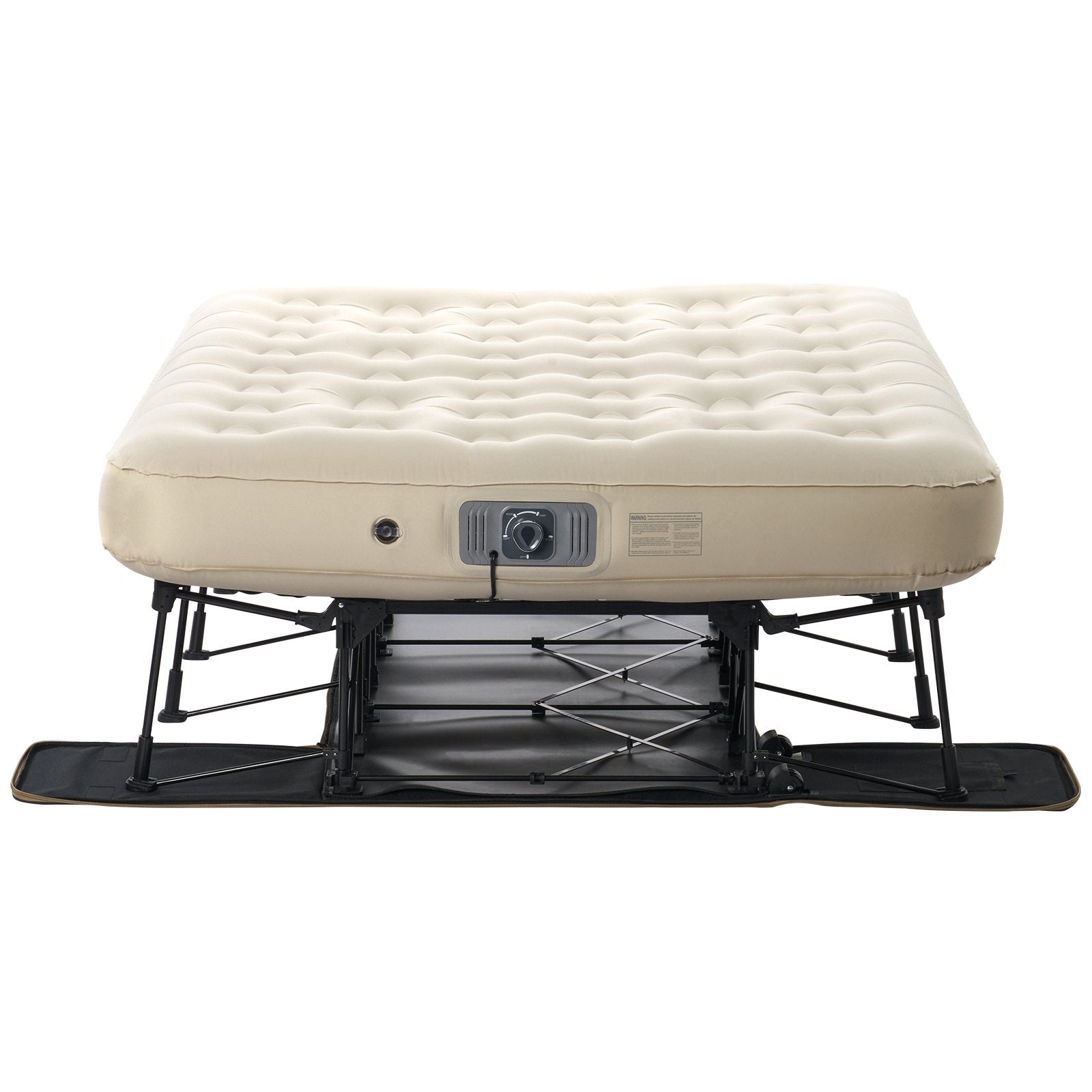 VEVOR Air Mattress with Frame & Pump 2 Person Inflatable Camping Cot 600lbs 