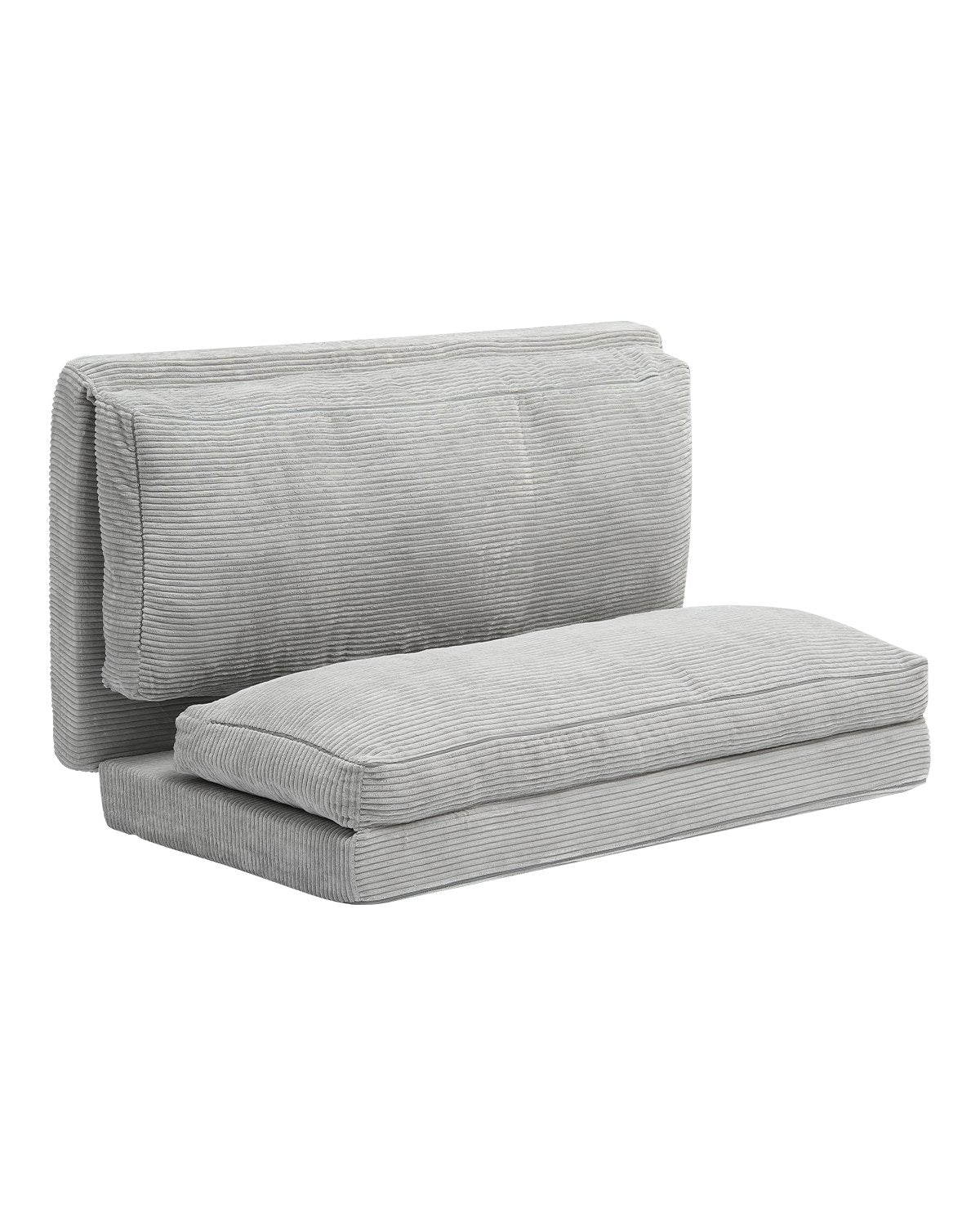VEVOR Folding Sofa Bed Foldable Couch Bed with Washable Cover Dark Grey (Full) 