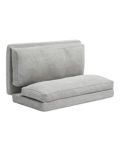 VEVOR Folding Sofa Bed Foldable Couch Bed with Washable Cover Dark Grey (Full) 
