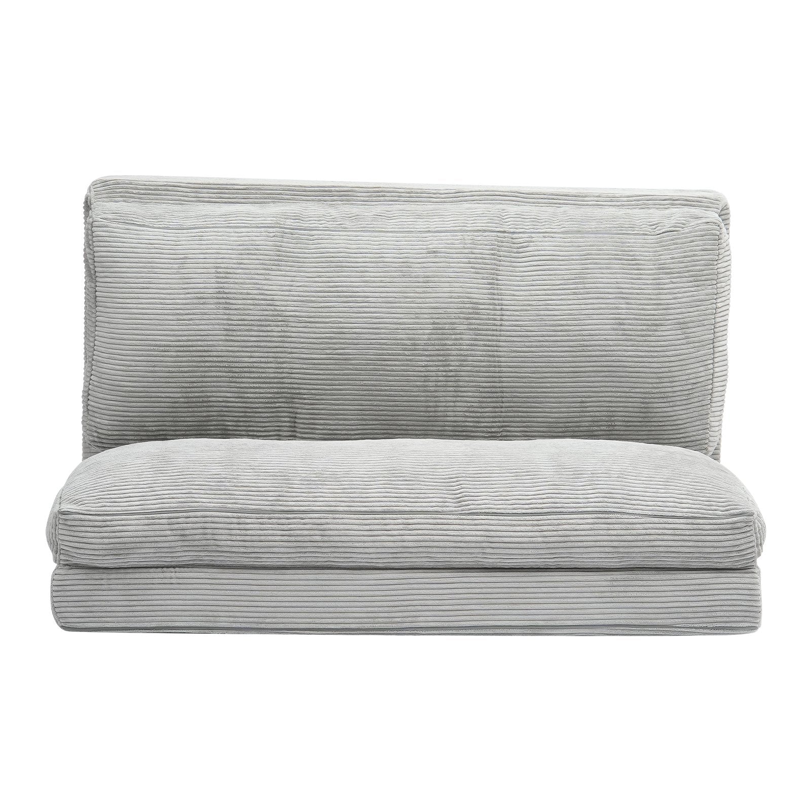 VEVOR Folding Sofa Bed Foldable Couch Bed with Washable Cover Dark Grey (Full) 