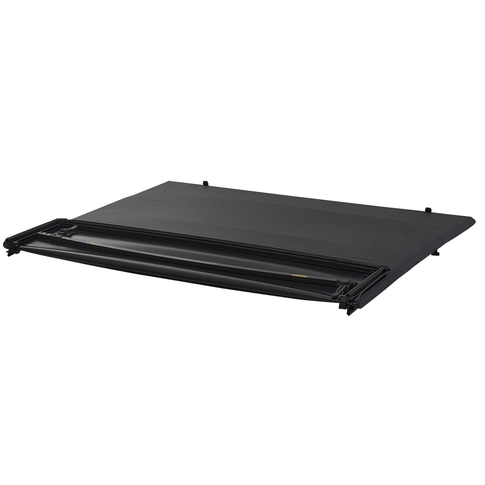 VEVOR Quad-Fold Tonneau Cover Truck Bed Cover for 2002-2024 Dodge Ram 1500 PVC 