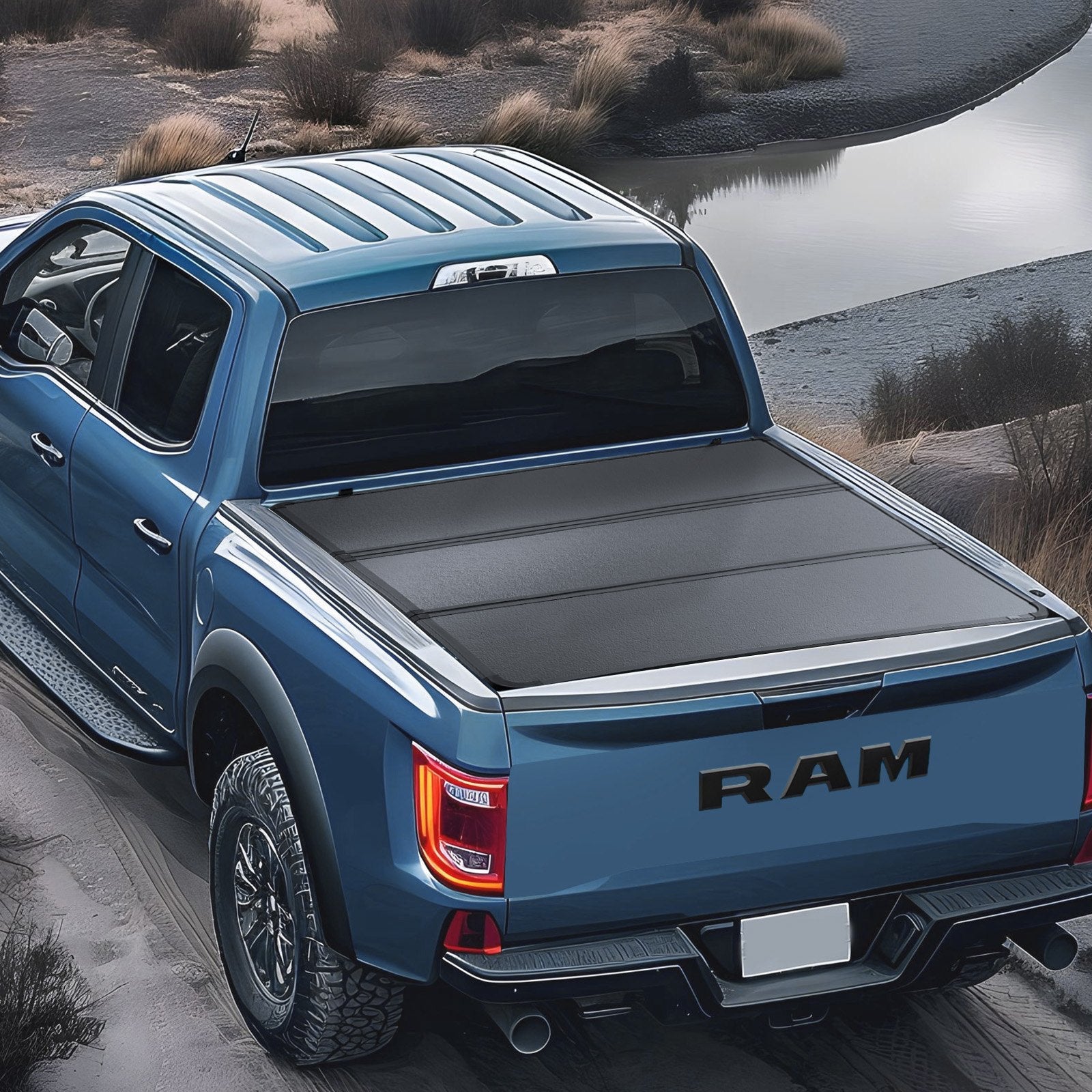 VEVOR Tri-Fold Truck Bed Tonneau Cover, Compatible with 1999-2024 Ford F-250 F-350 Super Duty, Styleside 6.75' (81", 82") Bed, Fit 6.7' x 5.4'/6.8' x 5.6' Inside Bed, 400 lbs Load Capacity, Black 