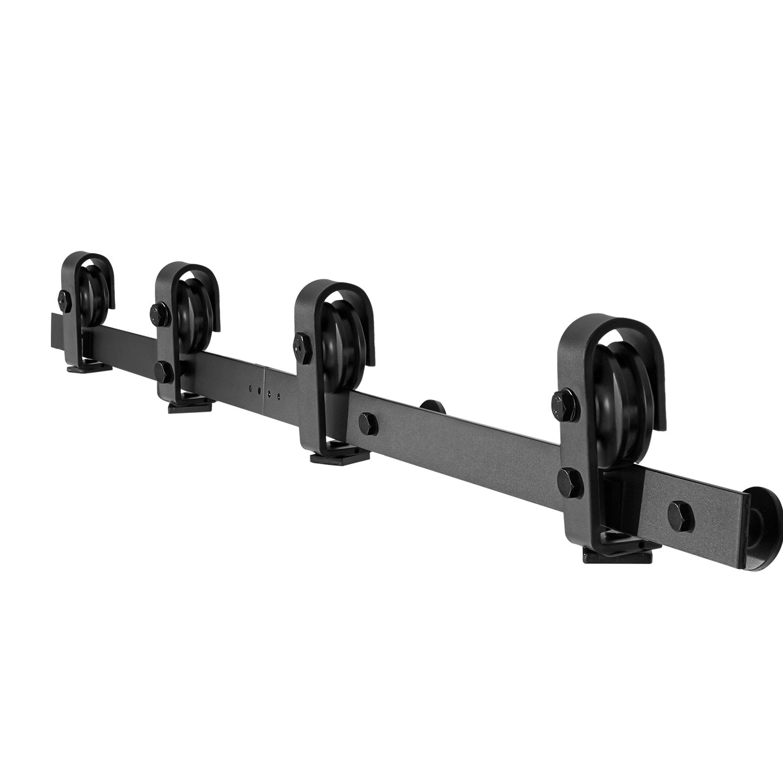 VEVOR Bi-Folding Sliding Barn Door Hardware Track Kit 52" for Four 12" Doors 