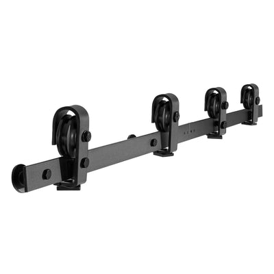 VEVOR Bi-Folding Sliding Barn Door Hardware Track Kit 52" for Four 12" Doors 