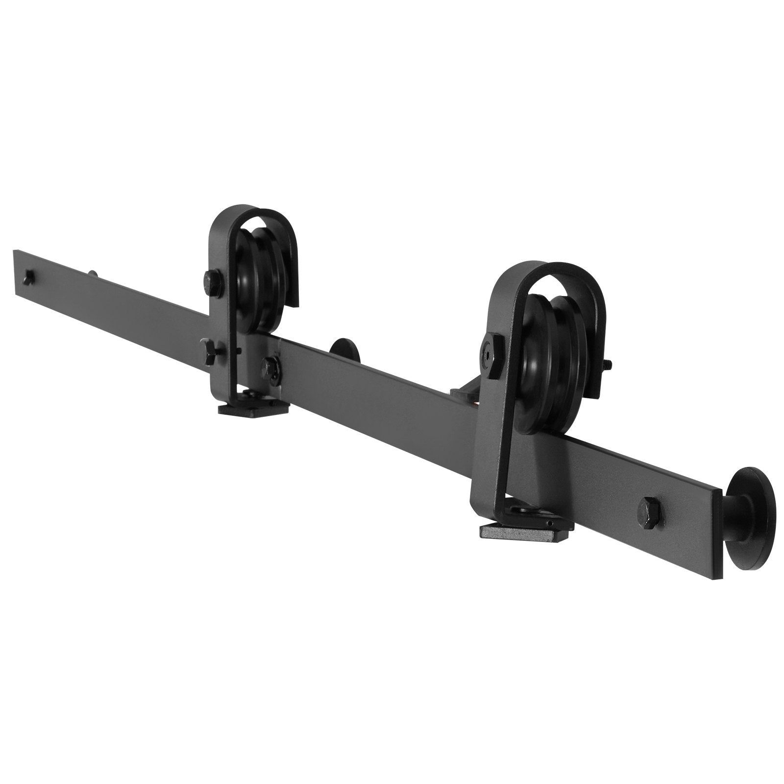 VEVOR Bi-Folding Sliding Barn Door Hardware Track Kit 52" for Two 24" Doors 