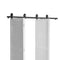 VEVOR Bi-Folding Sliding Barn Door Hardware Track Kit 76