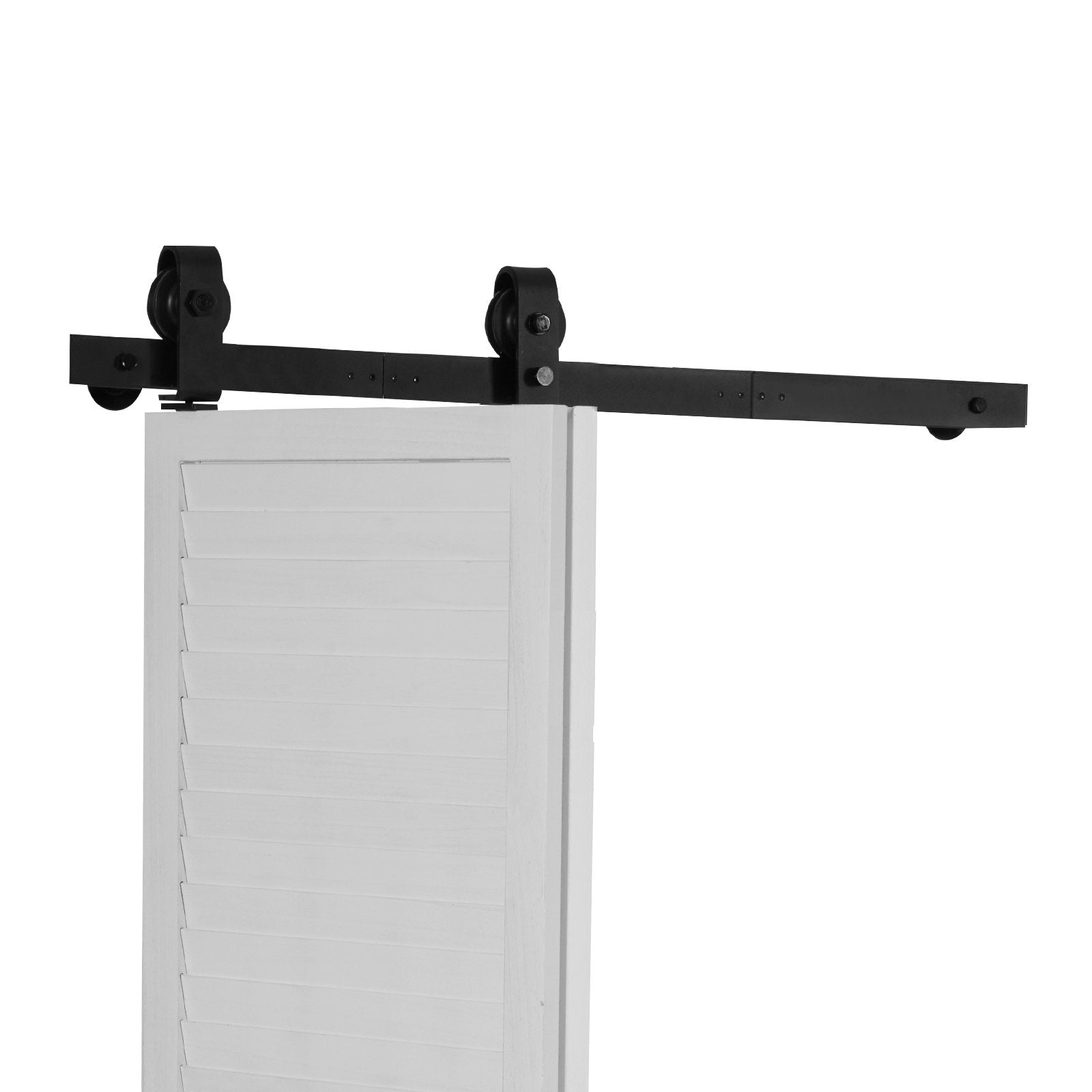 VEVOR Bi-Folding Sliding Barn Door Hardware Track Kit 36" for Two 16" Doors 
