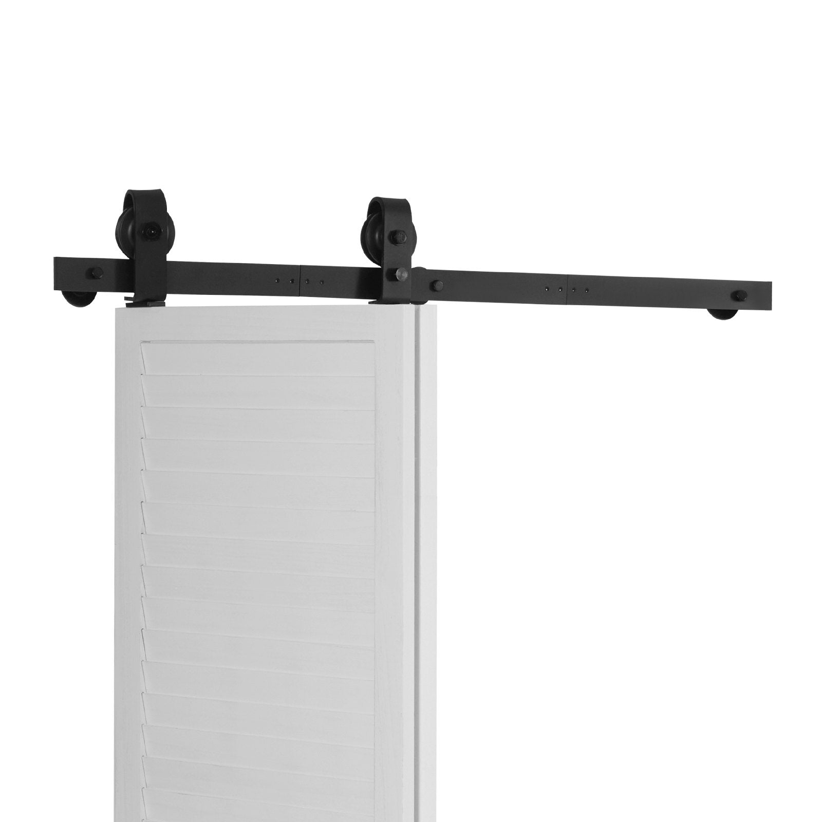 VEVOR Bi-Folding Sliding Barn Door Hardware Track Kit 40" for Two 18" Doors 