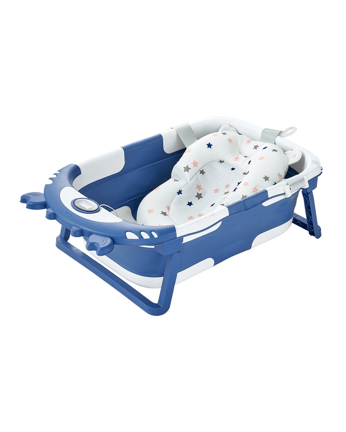 VEVOR Portable Baby Bathtub Durable Baby Bath Tub with Thermometer for Toddlers 