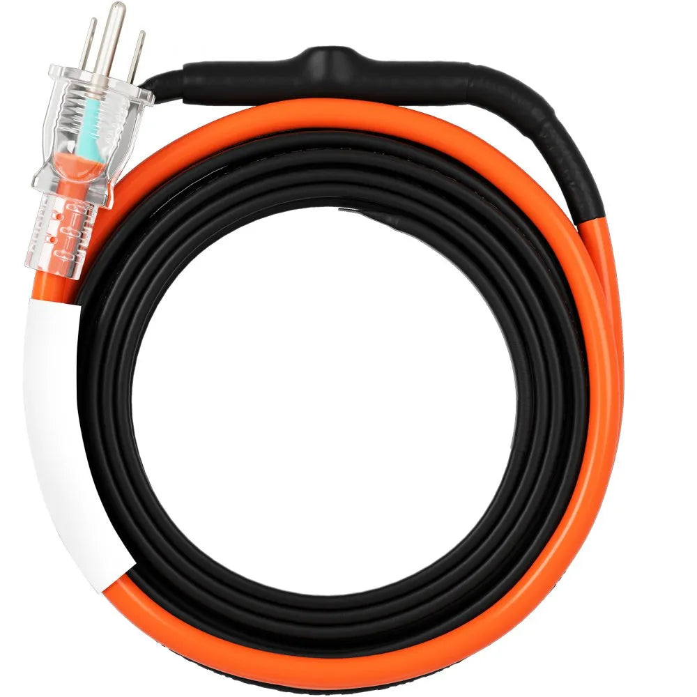VEVOR Self-Regulating Pipe Heating Cable 9FT 5W/FT Heat Tape with Thermostat