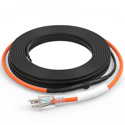 VEVOR Self-Regulating Pipe Heating Cable 40FT 5W/FT Heat Tape with Thermostat 