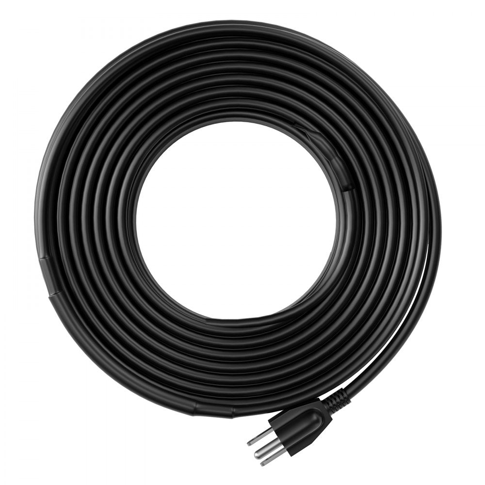 VEVOR Self-Regulating Pipe Heating Cable 24FT 5W/FT Heat Tape for Pipes Roof 