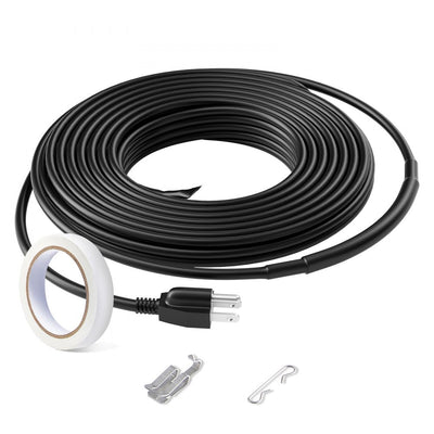 VEVOR Self-Regulating Pipe Heating Cable 12FT 5W/FT Heat Tape for Pipes Roof 