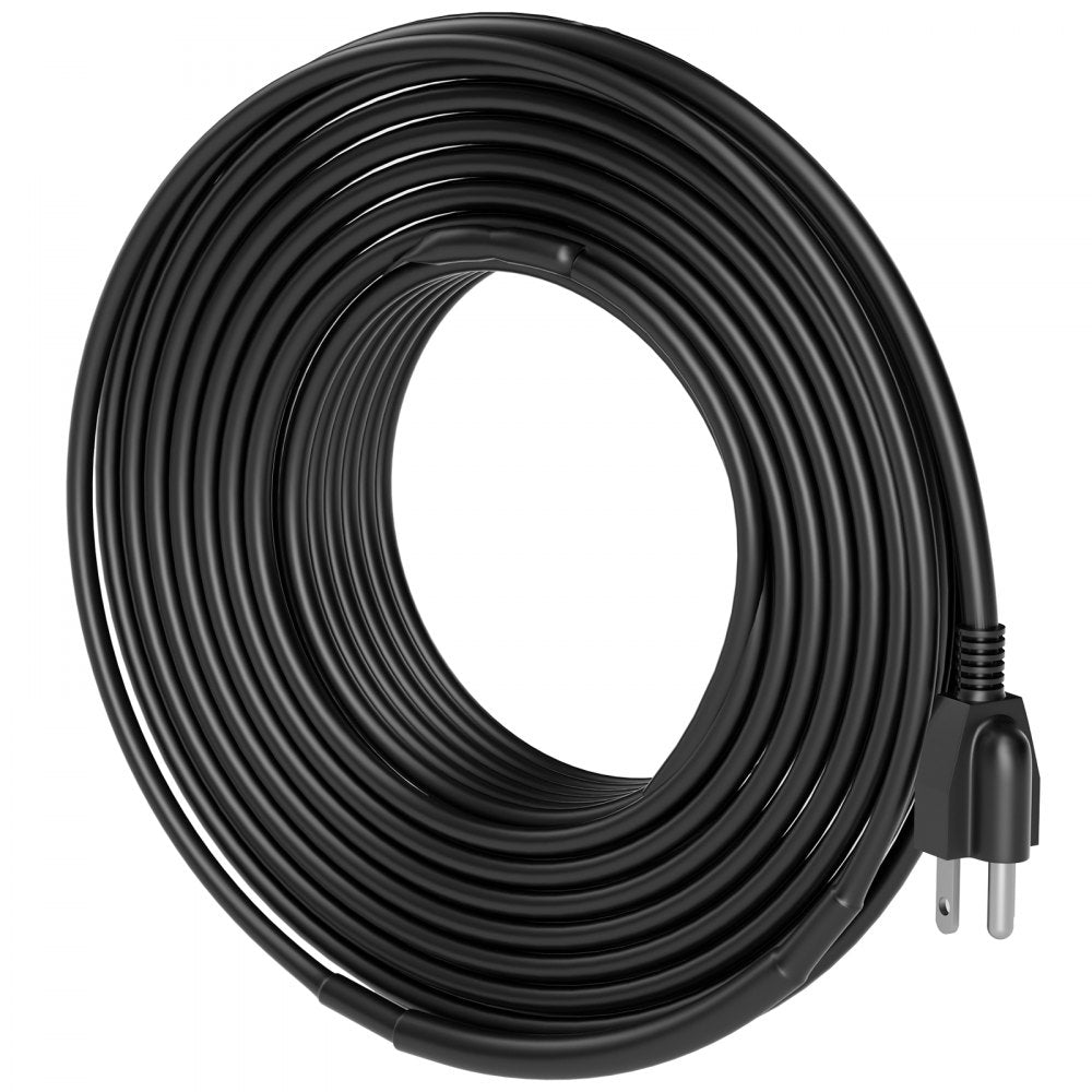 VEVOR Self-Regulating Pipe Heating Cable 12FT 5W/FT Heat Tape for Pipes Roof 