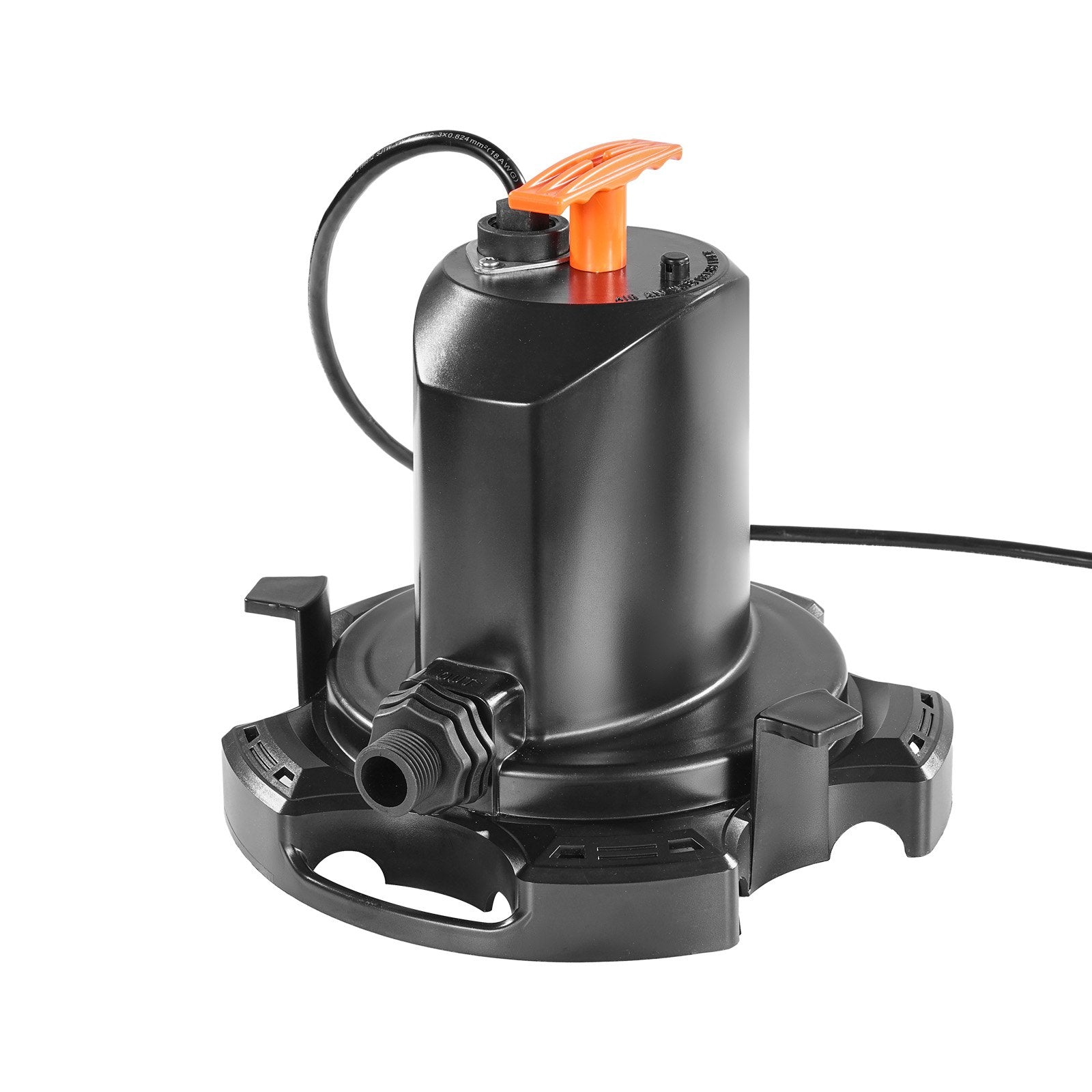 VEVOR Pool Cover Pump Submersible Swimming 1/2 HP 1575 GPH with 25 ft Power Cord 