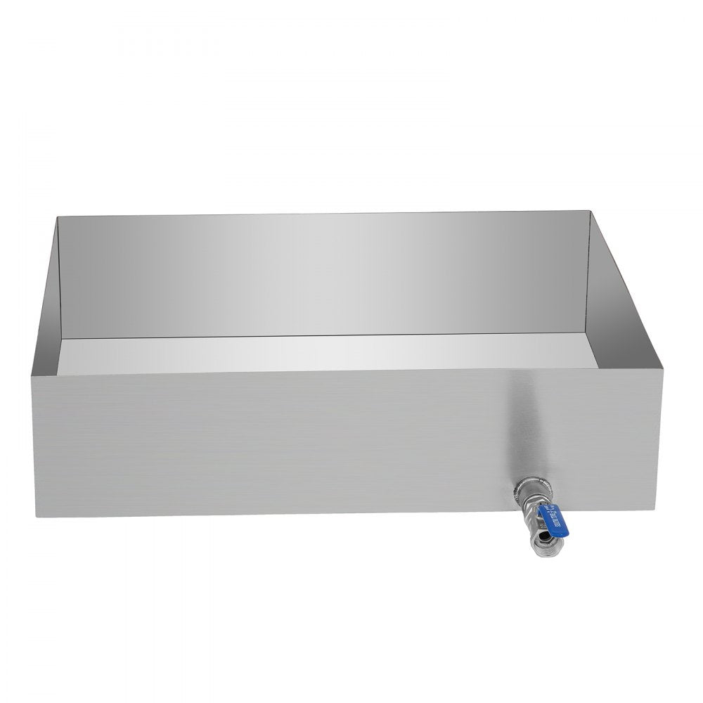 VEVOR Maple Syrup Evaporator Pan 24x18x6 Inch Stainless Steel Maple Syrup Boiling Pan for Boiling Maple Syrup 
