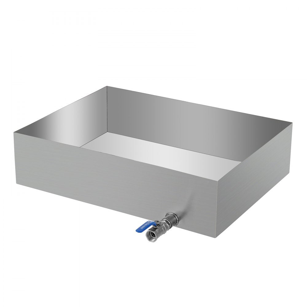 VEVOR Maple Syrup Evaporator Pan 24x18x6 Inch Stainless Steel Maple Syrup Boiling Pan for Boiling Maple Syrup 