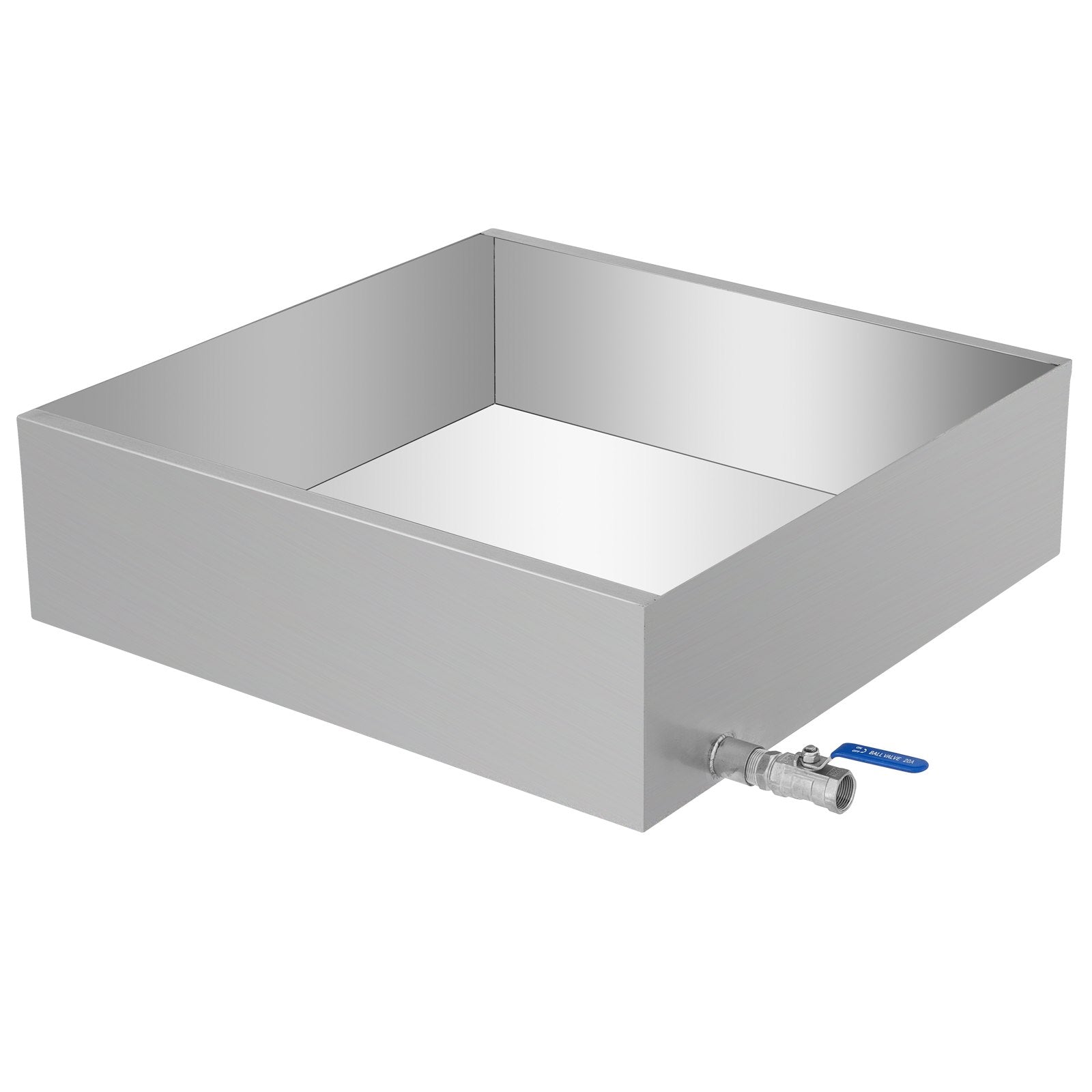 VEVOR Maple Syrup Evaporator Pan 24x24x7 Inch Stainless Steel Maple Syrup Boiling Pan for Boiling Maple Syrup 