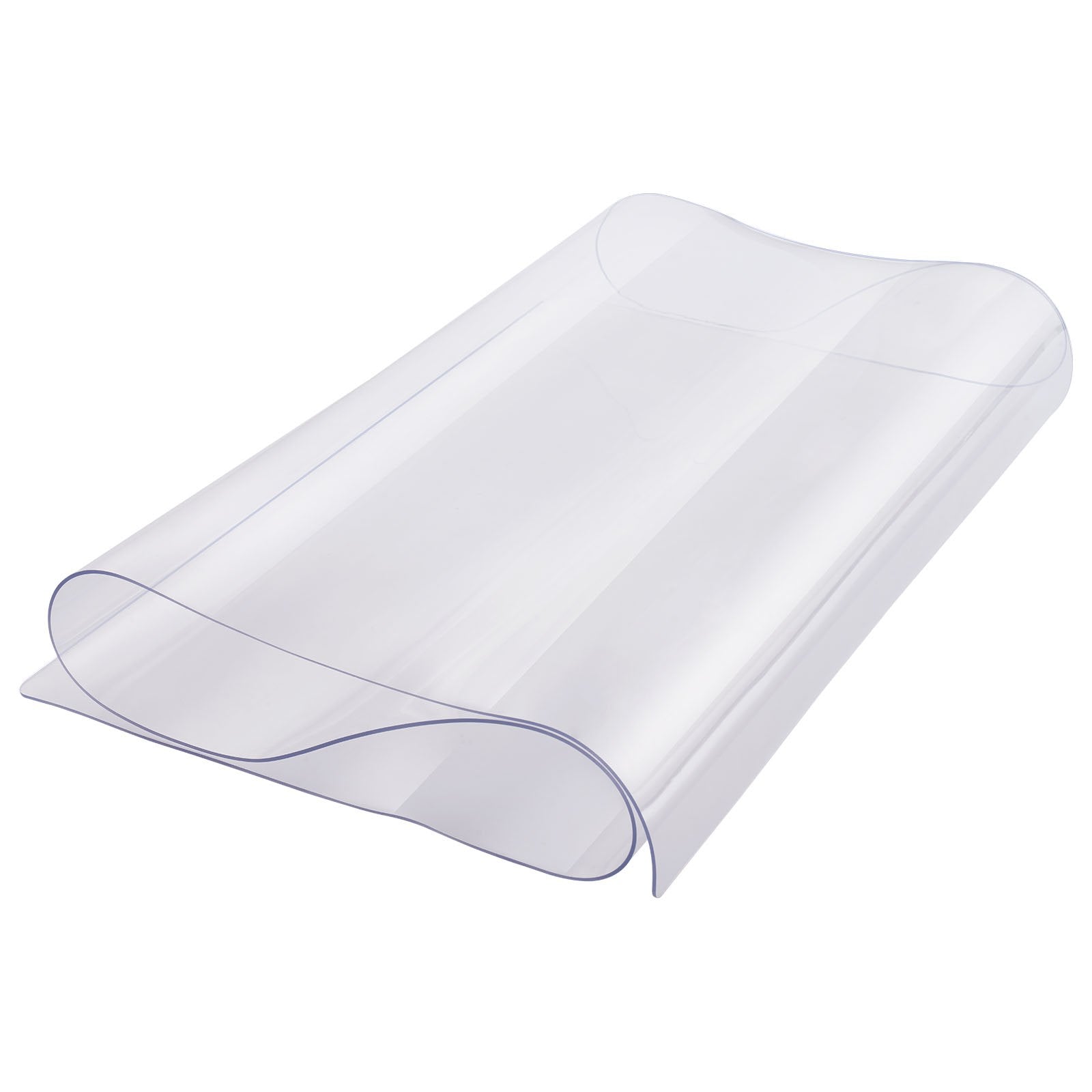 VEVOR PVC Table Protector 16x32 Inch Clear Plastic Desk Protector 1.5mm Thick 
