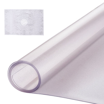 VEVOR PVC Table Protector 24x48 Inch Frosted Plastic Desk Protector 1.5mm Thick 