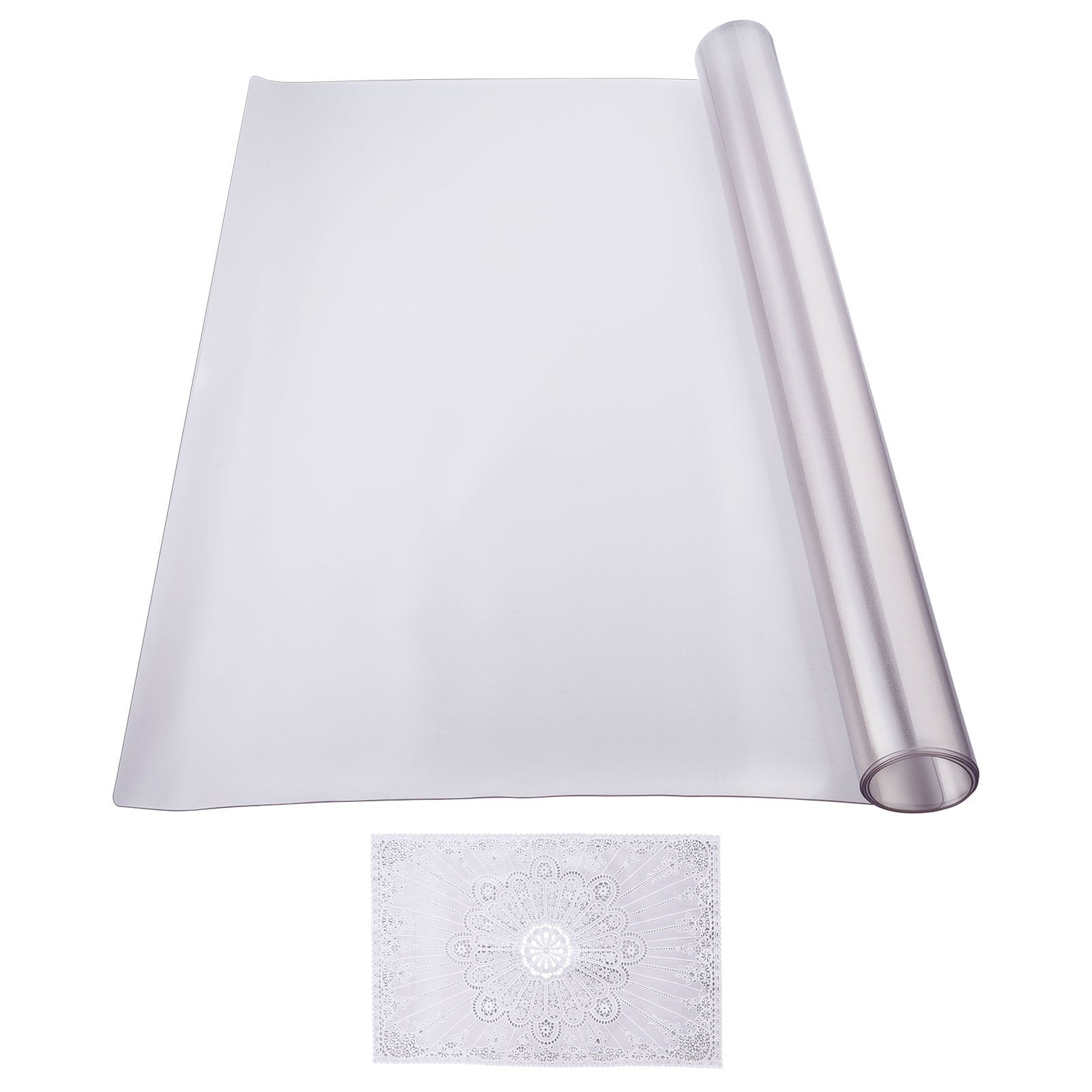 VEVOR PVC Table Protector 36x60 Inch Frosted Plastic Desk Protector 1.5mm Thick 