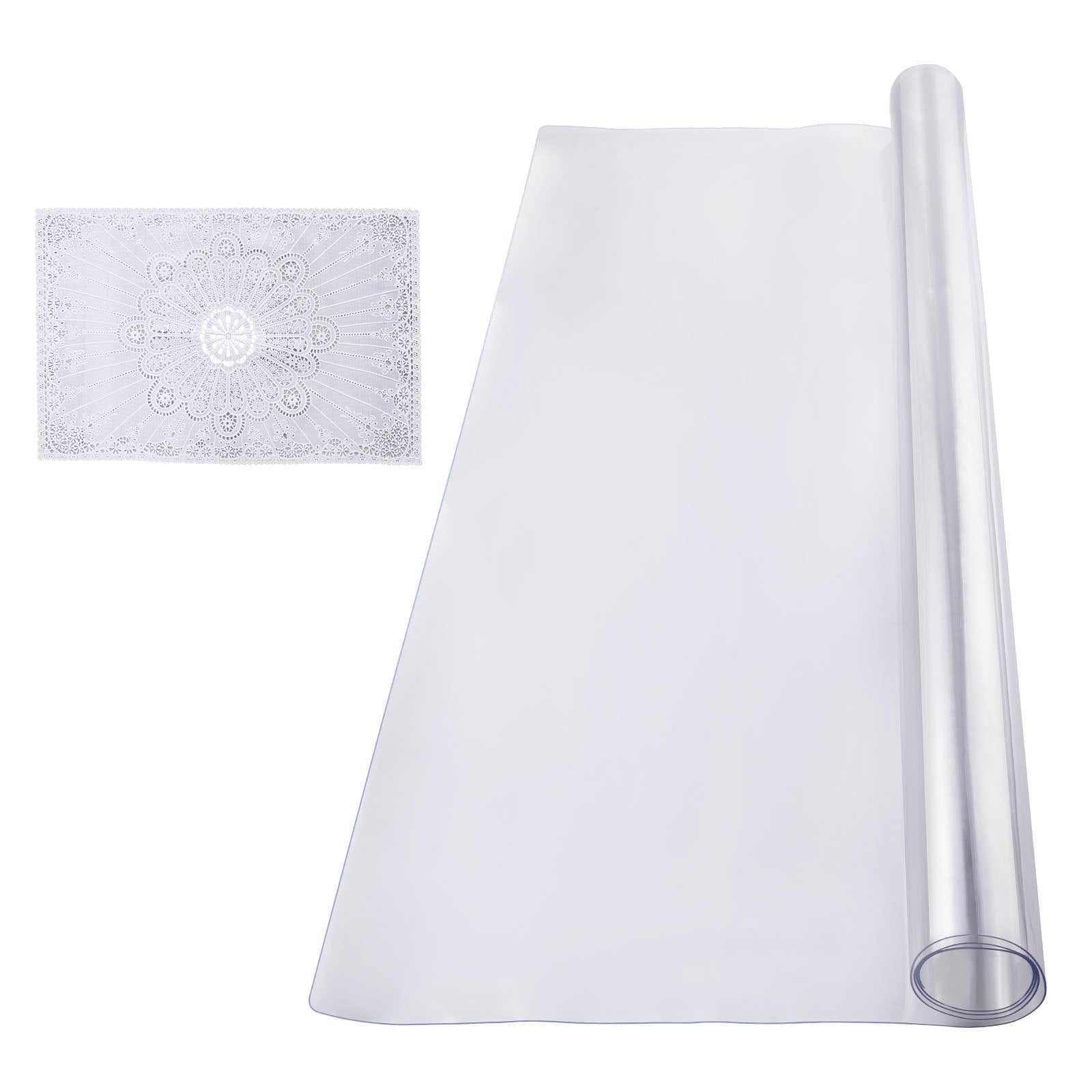 VEVOR PVC Table Protector 40x60 Inch Clear Plastic Desk Protector 1.5mm Thick 