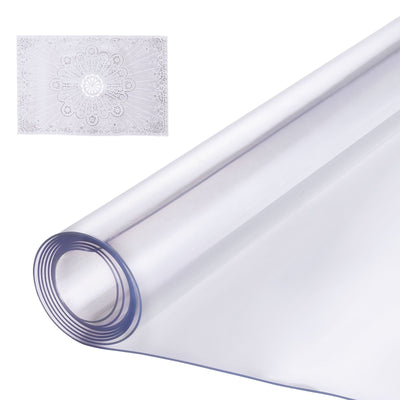 VEVOR PVC Table Protector 48x48 Inch Clear Plastic Desk Protector 1.5mm Thick 
