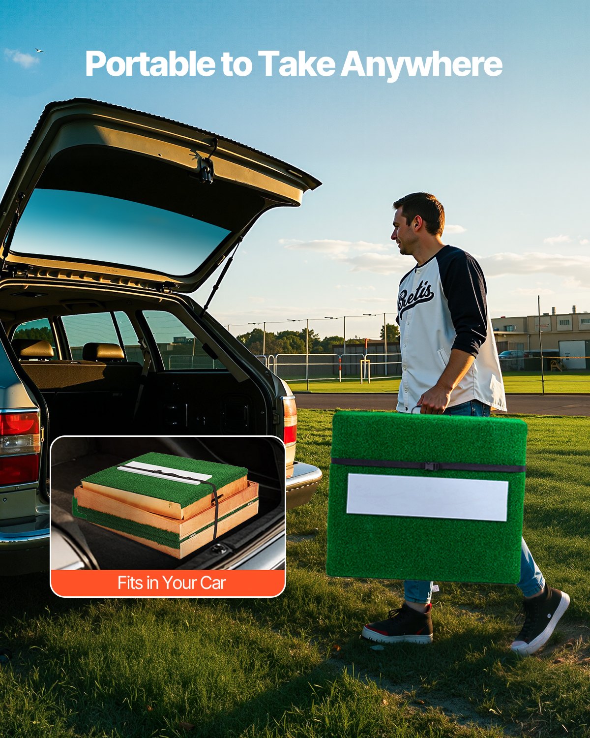 VEVOR 85 in Pitching Mound Portable Pitcher Mound Baseball Softball Training 