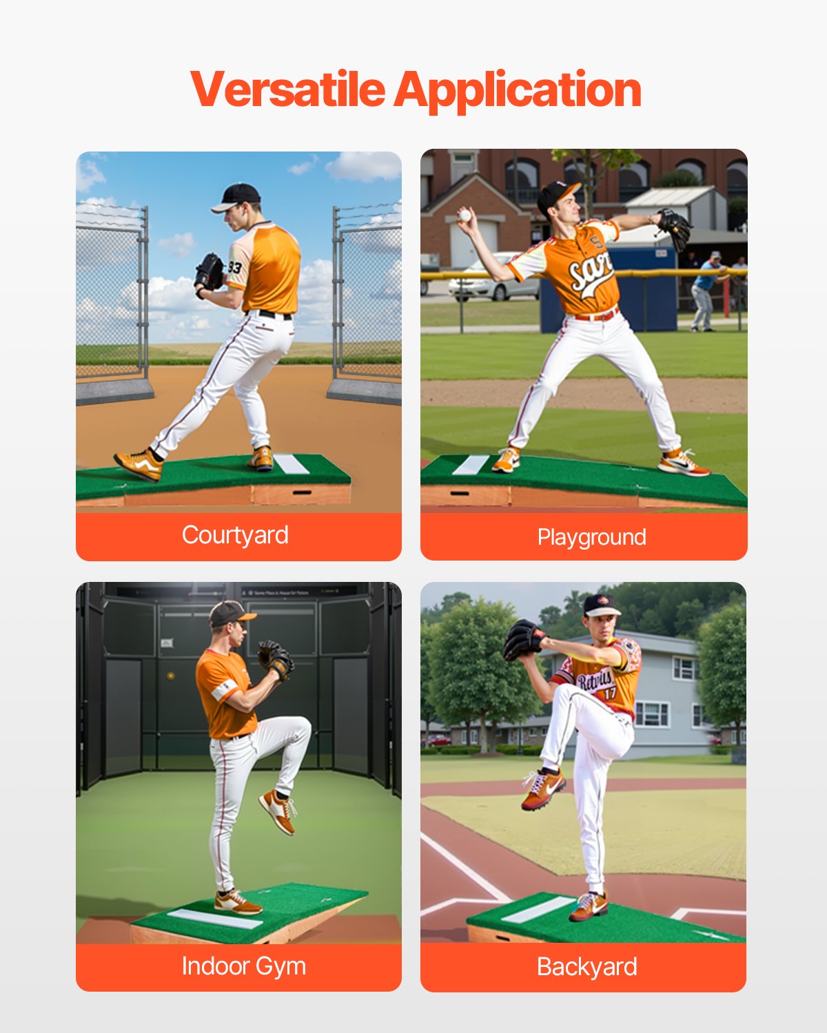 VEVOR 85 in Pitching Mound Portable Pitcher Mound Baseball Softball Training 